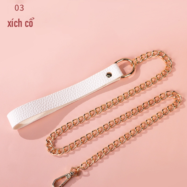 [Mã 124] Bộ SM bạo dâm mèo trắng cute | 9 món
