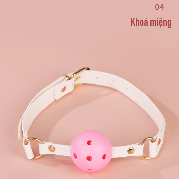 [Mã 124] Bộ SM bạo dâm mèo trắng cute | 9 món