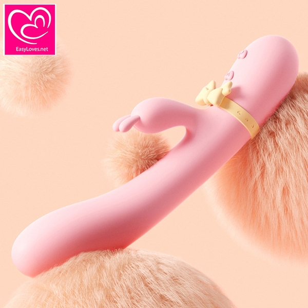 [Mã 131]Dương vật giả kèm lưỡi rung 9 chế độ cute|Sạc tích điện