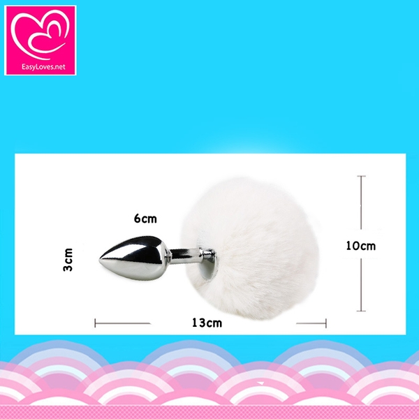 [Mã 49]Phich cắm inox đuôi bông siêu cute