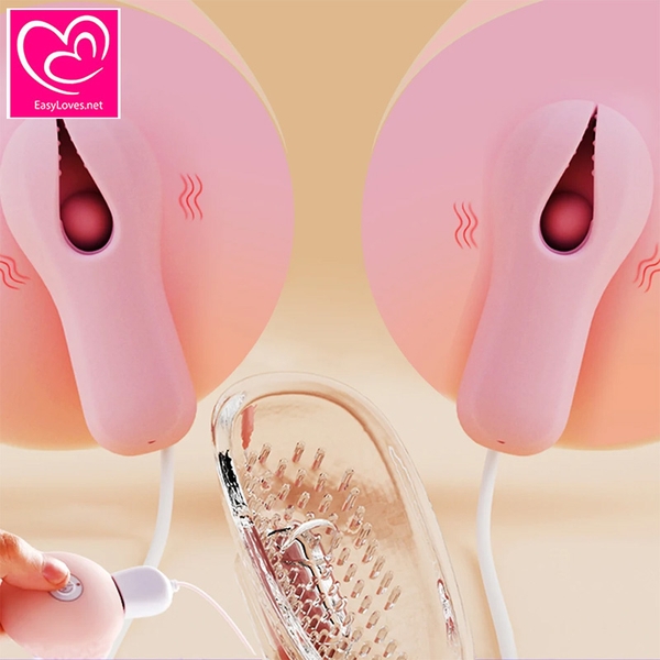 [Mã 73] Máy rung đầu ti + Trứng rung 10 chế độ | Sạc tích điện