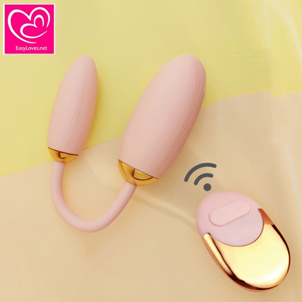 [Mã 77] Trứng rung 2 đầu,điều khiển từ xa | Sạc tích điện