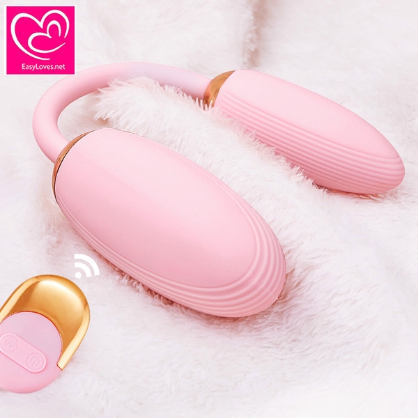 [Mã 77] Trứng rung 2 đầu,điều khiển từ xa | Sạc tích điện