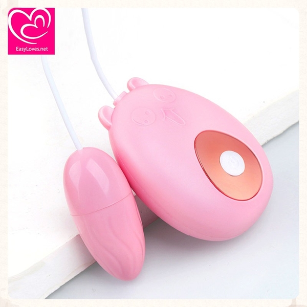 [Mã 85]Trứng rung 1 đầu hình gấu dễ thương| Pin ngoài 3A