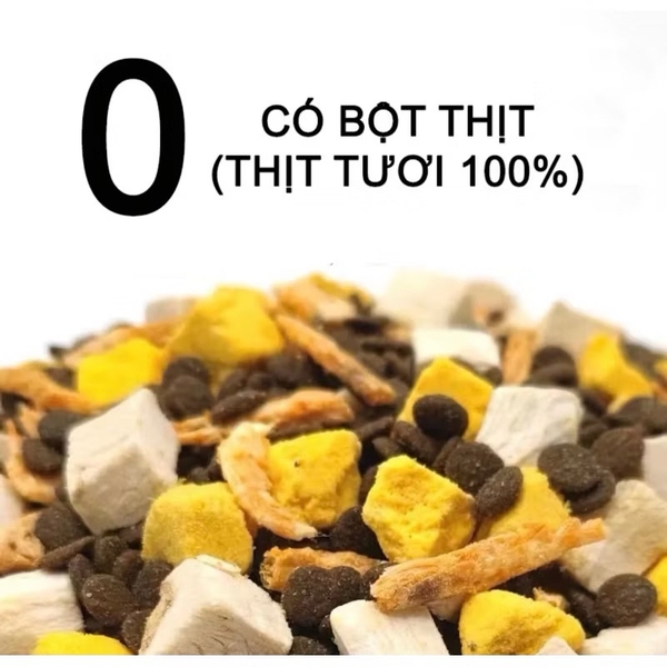 Hạt LANGLIKE Tiger Cho Mèo Topping Thịt Gà, Tép và Tủy Xương - Thức Ăn Cho Mèo
