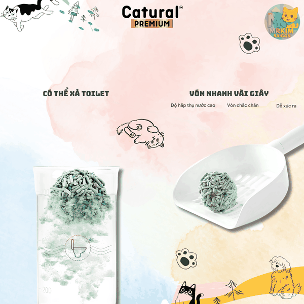 Cát Vệ Sinh Đậu Nành Catural 6L MrKim SaiGon