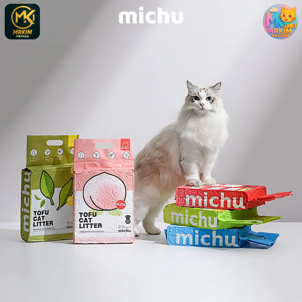 Cát Sắn Vệ Sinh Cho Mèo MICHU 6L