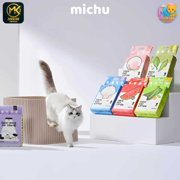 Cát Sắn Vệ Sinh Cho Mèo MICHU 6L