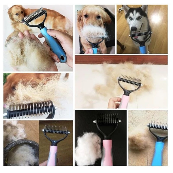 Lược Chải Lông Chó Mèo , Lược Chải Gỡ Rối, Loại Bỏ Ve, Bọ Chét, Giúp Lông Mượt Mà