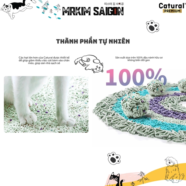 Cát Vệ Sinh Đậu Nành Michu 6L MrKim SaiGon