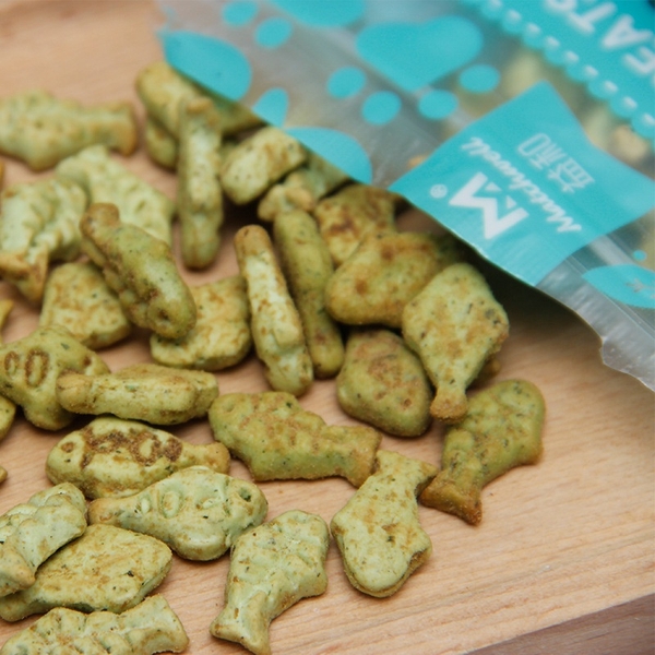 Bánh cá catnip, bánh thưởng cho mèo làm sạch răng miệng gói 40gr