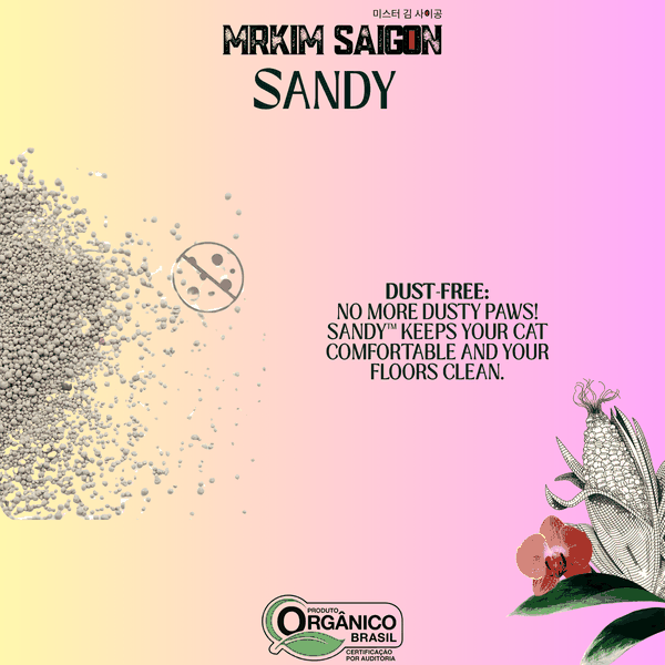 [3.8KG] CÁT VỆ SINH CHO MÈO SANDY (9L) - HƯƠNG CHANH XANH KHỬ MÙI TỐT - TỐI ƯU - TIẾT KIỆM THỜI GIAN DỌN DẸP CHO MÈO
