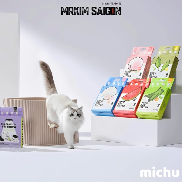 Cát Sắn Vệ Sinh Cho Mèo MICHU 6L