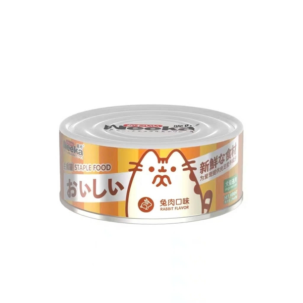 Pate Đặc Mịn Neeka Mousse Special Lon 85g Cao Cấp - Thịt Gà, Bò, Gan và Tim Gà Mix Rau Củ Quả