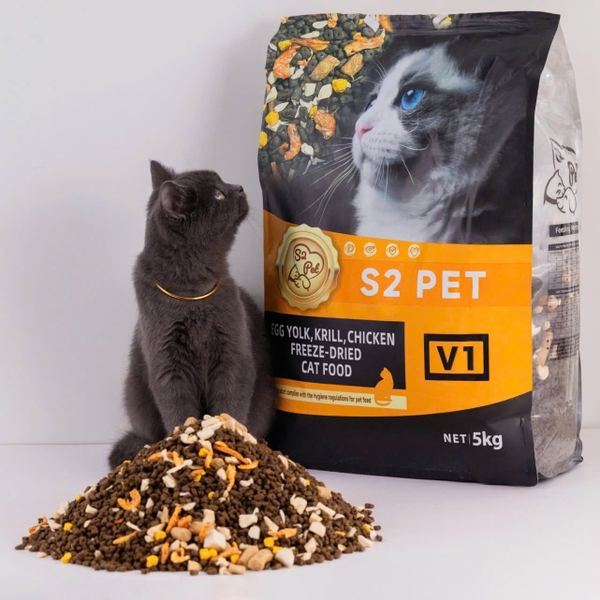 Hạt Mèo S2Pet V1 S2 Pet Siêu Topping Dành cho Mèo mọi lứa tuổi - thương hiệu S2 Pet