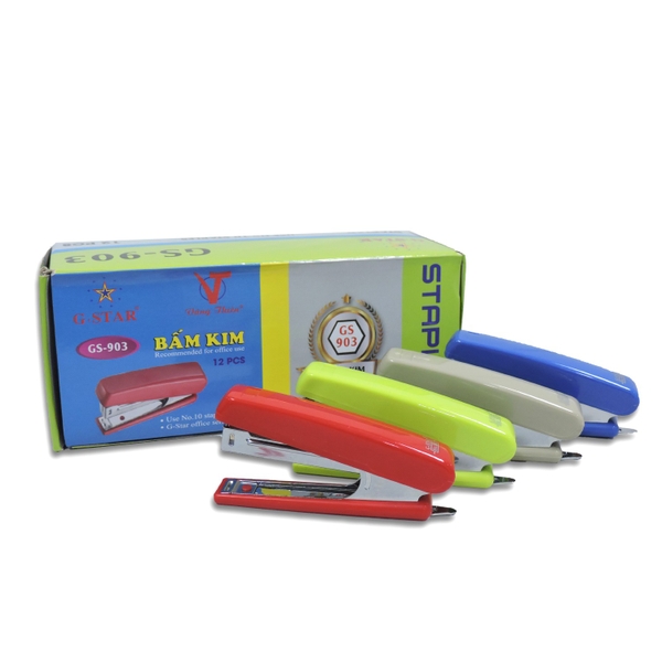 G-Star Bấm Kim Số 10 GS 903 (12 Cái/ Hộp; 20 Hộp/ Thùng)