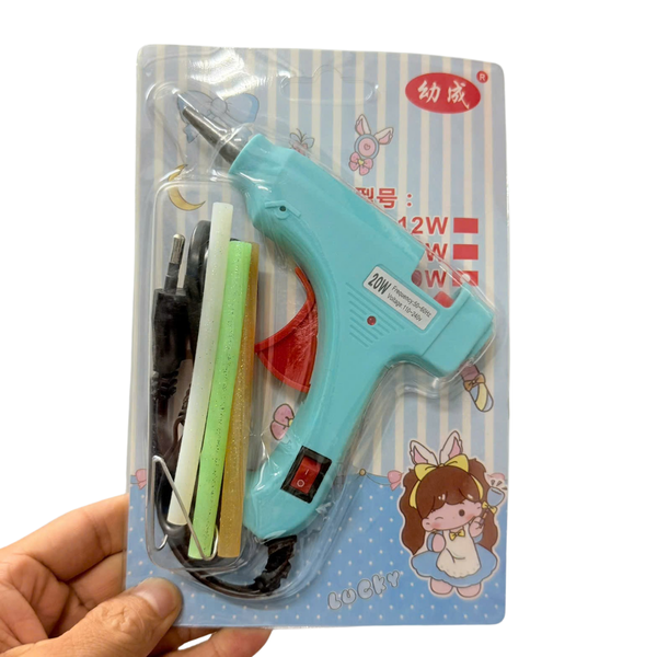 Sét Súng Bắn Keo Nhỏ Kèm Keo Nến (24 Cái/ Lốc; 96 Cái/ Thùng)