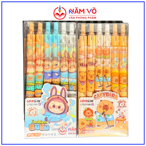 Bút Gel Bấm KHÔNG Xóa Được XQ0021; XQ0026 (12 Cây/Hộp; 12 Hộp/ Lốc; 12 Lốc/ Thùng)