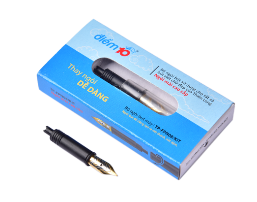 TL - Bộ ngòi Bút máy Iridium Điểm 10 TP-FPN08/KIT (1 bộ/Hộp) (Sử dụng cho tất cả Bút máy TL)