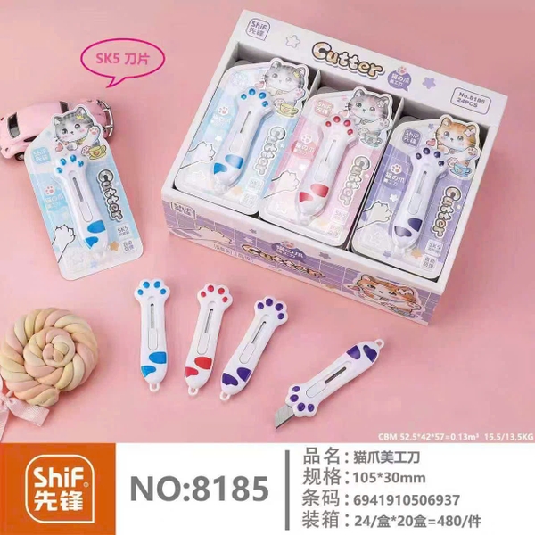 Dao Rọc Giấy 8185 (24 Cái/Hộp; 16 Hộp/Thùng)
