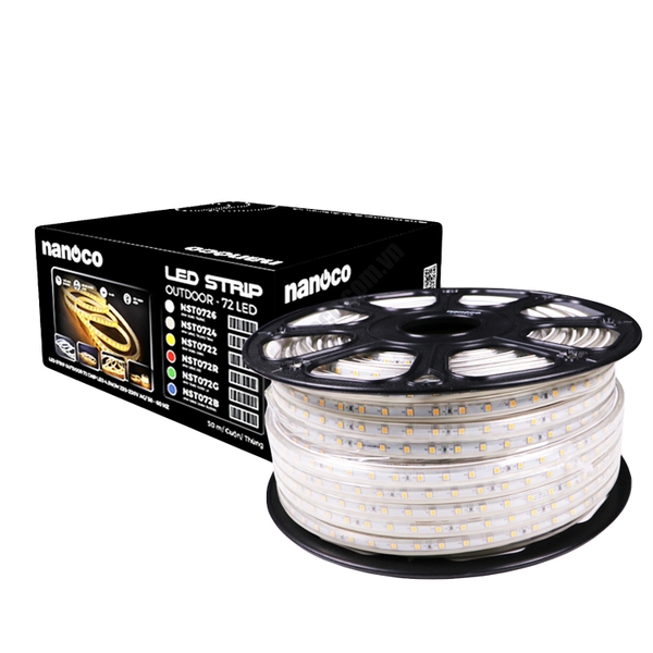 Đèn Led Dây Ngoài Trời 72 Chip LED Trung Tính 4000K Nanoco NST0724 ...