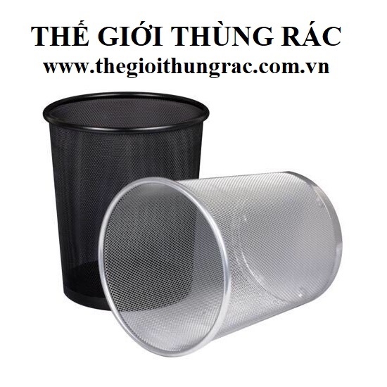 Sọt rác lưới hình tròn | Bán thùng đựng rác, thùng rác inox, thùng rác ...