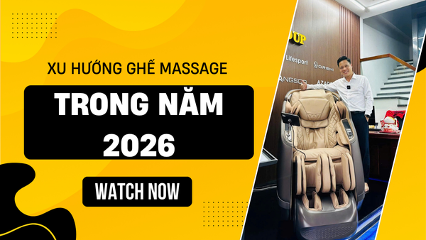 Xu hướng ghế massage năm 2026 | Hotline: 0358.11.8686