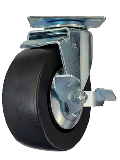 Bánh xe CSPS 227kg đế xoay khóa mạ kẽm