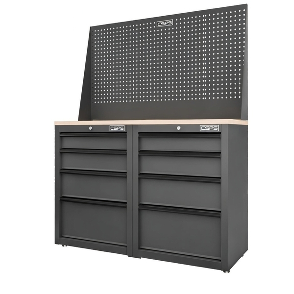 Tủ dụng cụ CSPS 122cm màu Đen 08 hộc kéo