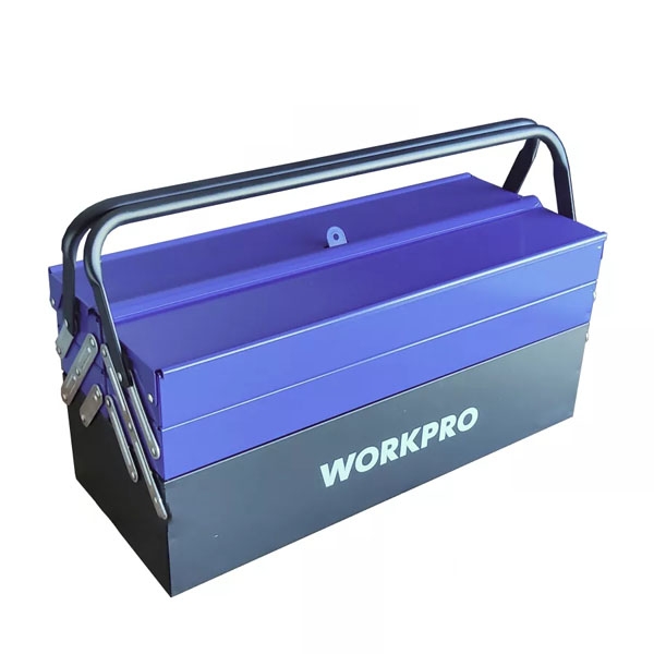 Hộp công cụ kéo 5 khay, bằng sắt 49.5x20x29cm Workpro - WP282001