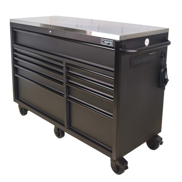 Tủ dụng cụ CSPS 155cm - 10 hộc kéo màu đen