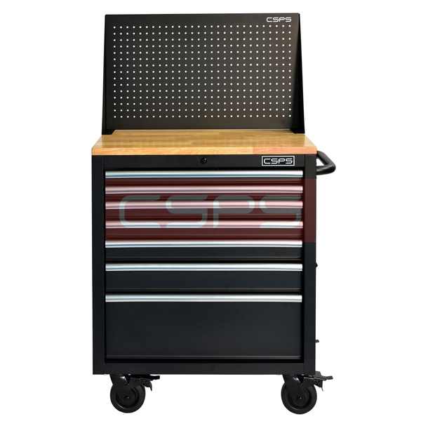 Tủ đồ nghề di động CSPS 76cm - 07 hộc kéo tay cầm Trắng