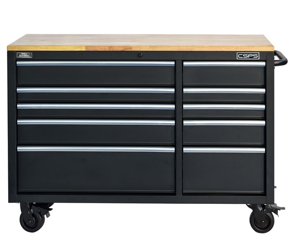 Tủ dụng cụ CSPS 132cm - 10 hộc kéo tay cầm Trắng