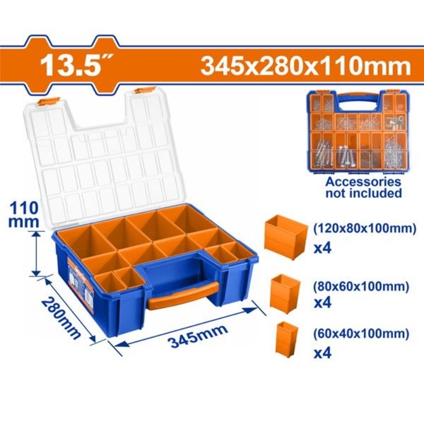 Hộp Đựng Linh Kiện 345mm X 280mm X110mm WADFOW WTB1322