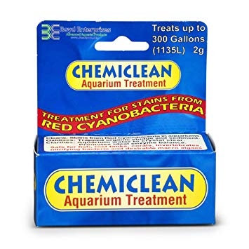 Thuốc Chemiclean giúp diệt tảo lam (cyanobacteria) trong hồ cá biển hiệu quả, an toàn cho san hô nếu dùng đúng liều lượng