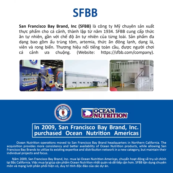 Ocean Nutrition, một thương hiệu con của SFBB