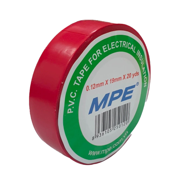 6BKR-20 - COMBO 6 cuộn băng keo điện màu đỏ