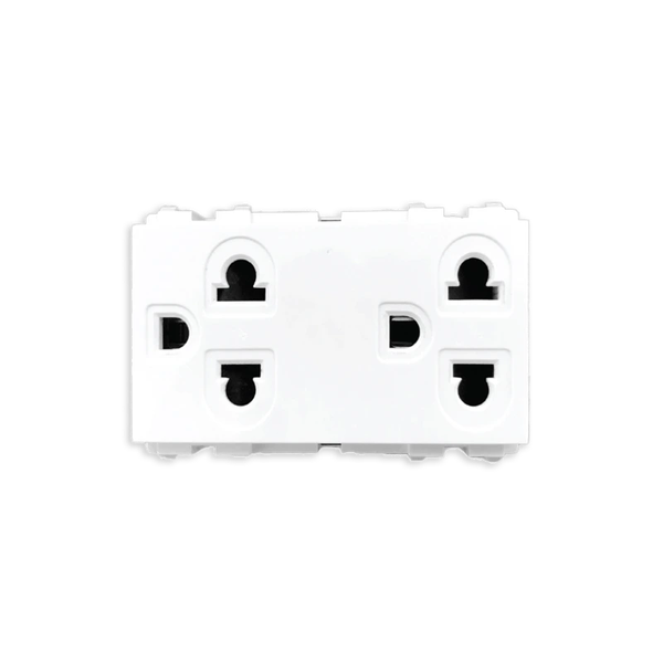 A6UES2 - Ổ cắm đôi 3 chấu