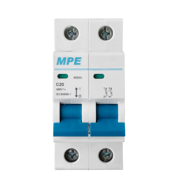 MP6-C220 -CẦU DAOTỰ ĐỘNG MCB 2 CỰC, 20A