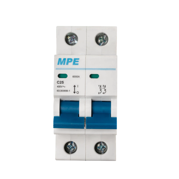 MP6-C225 -CẦU DAOTỰ ĐỘNG MCB 2 CỰC, 25A