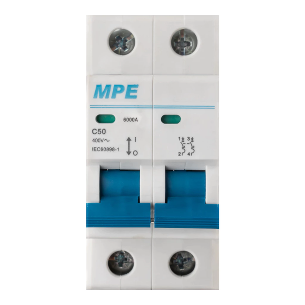 MP6-C250-CẦU DAOTỰ ĐỘNG MCB 2 CỰC, 50A