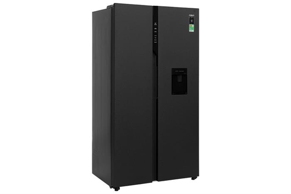 Tủ lạnh Aqua Inverter 550 lít Side By Side QR-S612XA(WCB)