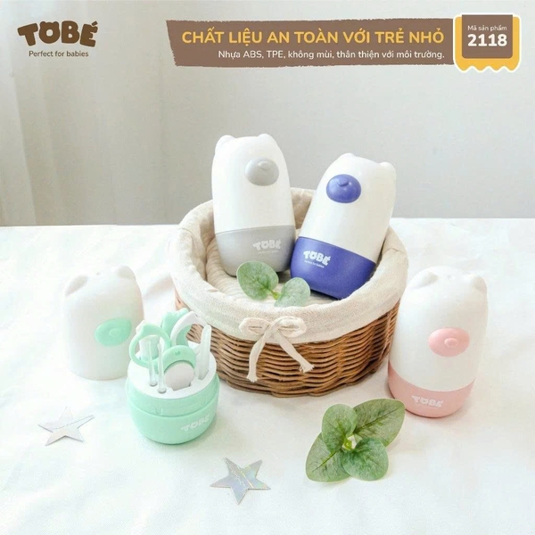 Bộ bấm móng tay Winnie - Tobé (Màu ghi)