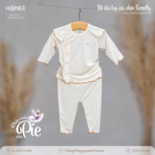 Bộ dài tay cài chéo Sweetty 6778 Honee