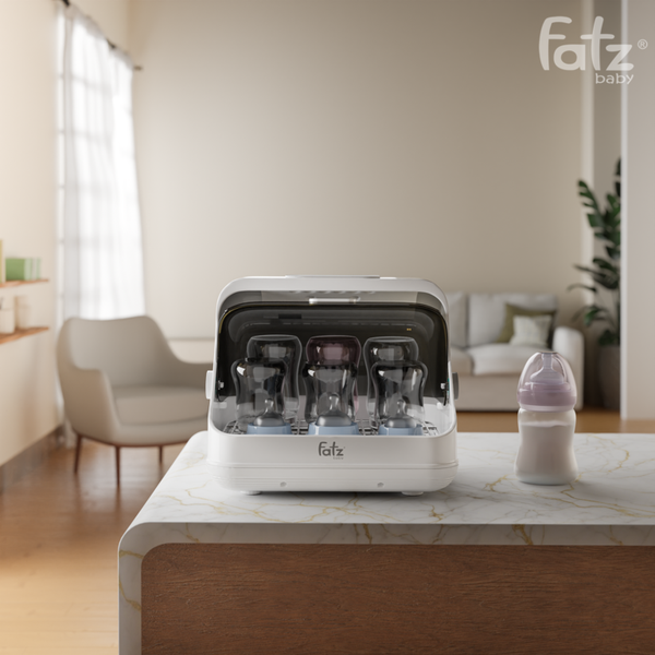 Máy úp bình sữa, tiệt trùng UVC, sấy khô và bảo quản Fatz Baby Tidy 3 FB4601HB