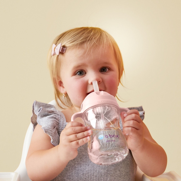 Bình tập uống B.BOX PPSU 360 độ - Blush (240ml)