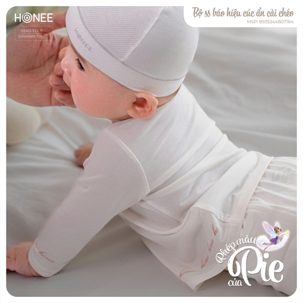 (C1.5) Bộ sơ sinh báo hiệu cúc ẩn cài chéo 7164 Honee