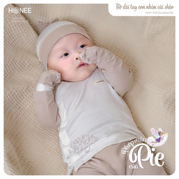 (C1.5) Bộ dài tay con nhím cài chéo 6785 Honee
