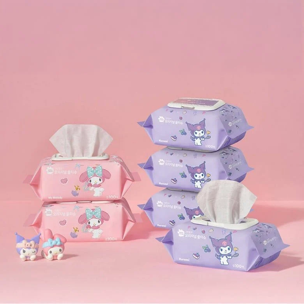Khăn ướt trẻ em Green Finger Sanrio Characters 100 miếng