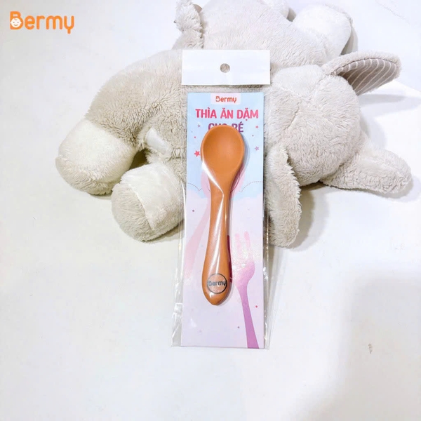 Thìa mềm ăn dặm cho bé Bermy (màu ngẫu nhiên)
